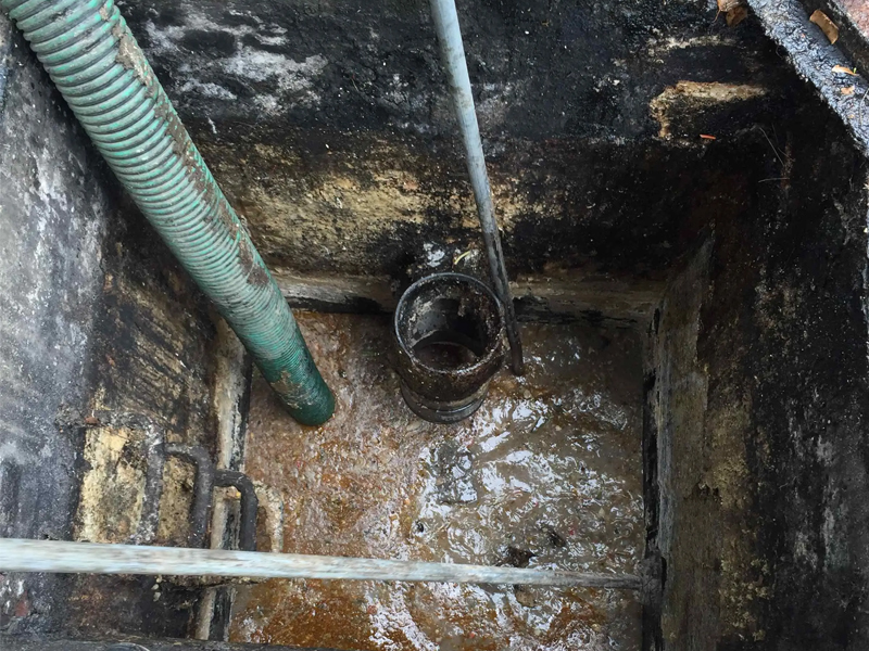 清凉山隔油池清理